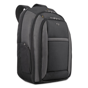 Solo Pro Checkfast Backpack, 16", 13 3-4" X 6 1-2" X 17 3-4", Black freeshipping - TVN Wholesale